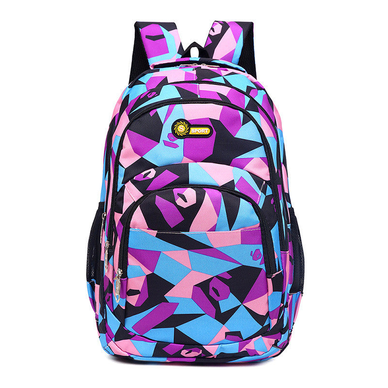 Young Girl School Bag