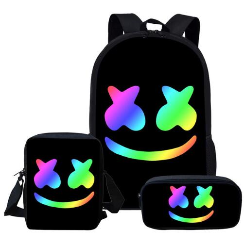 Marshmello school bags